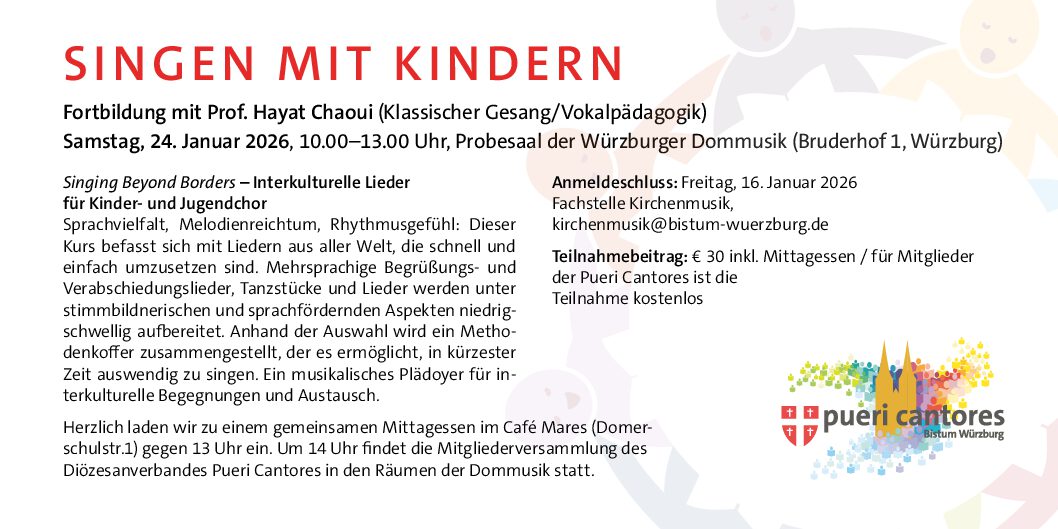 Singen mit Kindern – Fortbildung mit Prof. Hayat Chaoui